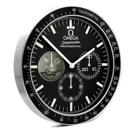 omega speedmaster wall clock|omega speedmaster moon watch.